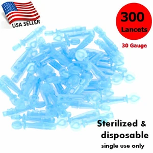 300x Twist Top BLOOD LANCETS For Keto mojo pin Blood Glucose Test 30g - Picture 1 of 12