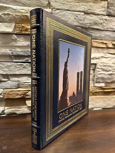 ONE NATION America Remembers 9/11 2001 Erstausgabe Easton Press Sammlerausgabe - Bild 1 von 24