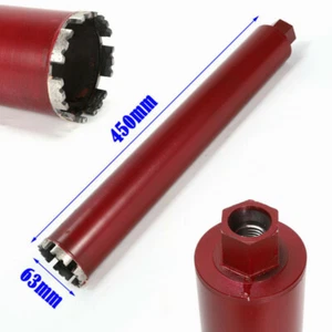 Trapano diamantato punte per calcestruzzo trapano a filo Φ63 mm taglierina seghetto - Foto 1 di 7