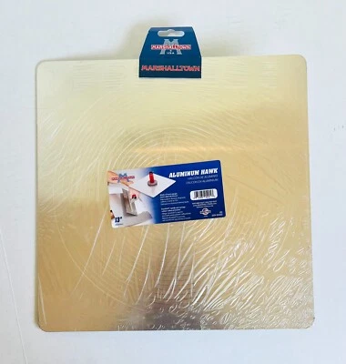 НОВЫЙ Marshalltown 13 дюймов X 13 дюймов Алюминиевая шпатель Hawk. Ручка Durasoft, 15215 - Изображение 1 из 4