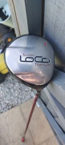 DUNLOP 1 Wood Super Loco Titanium 10 Right Handed Red Golf Club Grafalloy DART - Picture 1 of 15