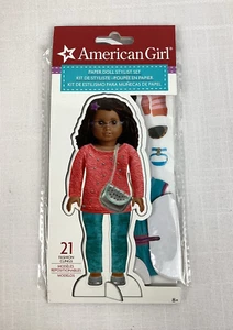 Conjunto de estilista de muñeca de papel American Girl Fashion Adlings mezcla y combina modas - Imagen 1 de 4