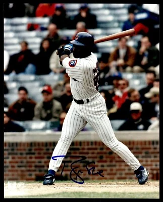 BRIAN MCRAE SIGNED 8X10 PHOTO - CHICAGO CUBS - Imagem 1 de 2