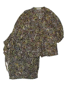 VINTAGE Womens 3/4 Sleeve 2 Piece Skirt Set UK 14 Medium W26 Khaki BT02 - Picture 1 of 6