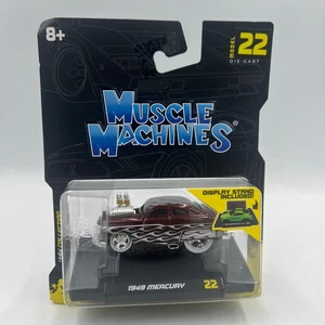 Muscle Machines 1949 Mercury Diecast Model 22 1:64 Scale Car Display Stand - Picture 1 of 6