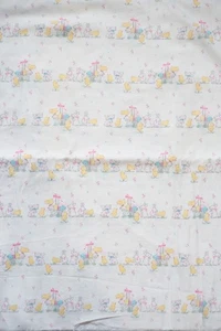 1 yard + 33" JoAnn EASTER Print Cotton Fabric Bunnies Basket Chicks - Picture 1 of 2
