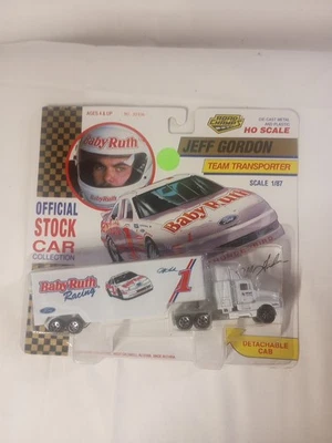 Jeff Gordon 1992 Road Champs Baby Ruth Team Transporter 1:87 HO Scale Hauler - Image 1 of 4