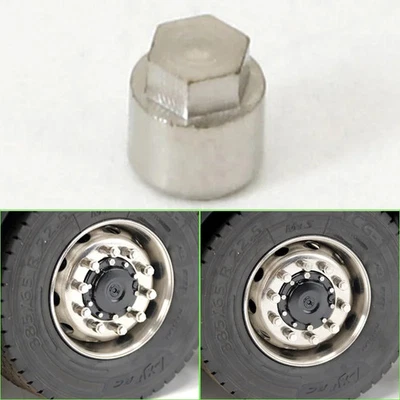Metal Simulation Hub Screws for 1/14 Tamiya RC Truck SCANIA 770S R620 VOLVO Car  - Image 1 of 4