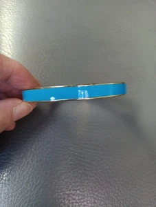 Kate Spade Hinged Bracelet Head in the Clouds  Gold-Tone Turquoise Blue Enamel - Bild 1 von 10