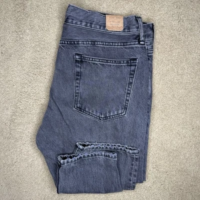 J. Crew 484 Jeans Men’s 32/34 (34.5/34) Black Faded Wash Slim Fit Denim Pants - Image 1 of 4