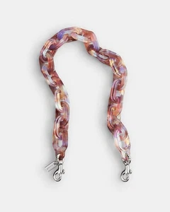 Coach COACHTOPIA Short Chain Strap With Recycled Resin PURPLE MULTI Ck544 - Picture 1 of 2
