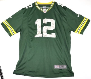 Camiseta Green Bay Packers Para Hombre 3XL Verde NFL Fútbol Rodgers 12 Nike On Field - Imagen 1 de 7