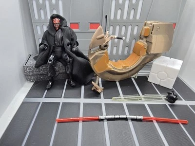 1999 Kenner Star Wars Episode 1 Phantom  Sith Speeder and Darth Maul Complete - Image 1 of 2