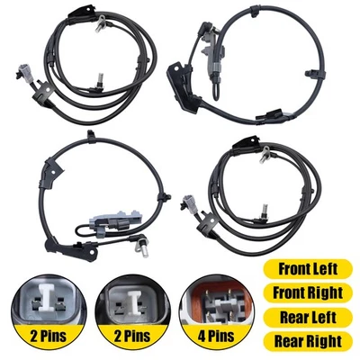 NEW 4 X  ABS Speed Sensor FOR Holden ISUZU D-MAX Rodeo 2.5 3.0 (2003-ON) Foto 1 de 4