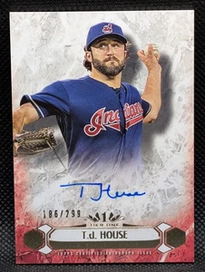 2016 Topps Tier One Breakout Auto /299 TJ House #BOA-TH - Cleveland Indians - Picture 1 of 2