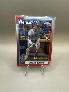 2025 Topps Chrome Dylan Crews 35° anniversario Rookie RC #90CB-16 NAZIONALI - Foto 1 di 2