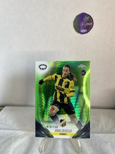 2024 Topps Chrome Soccer Green /150 Rookie ROSA KAFAJI No. 76! - Picture 1 of 2