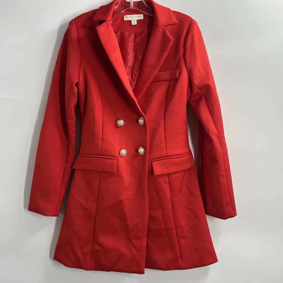Blazer rojo para mujer Thirty/Thirty LA talla M Foto 1 de 4