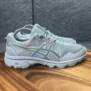 Asics Gel Venture 8 Damen Laufschuhe grau pink neuwertig Schnürschuhe Größe 10 - Bild 1 von 12