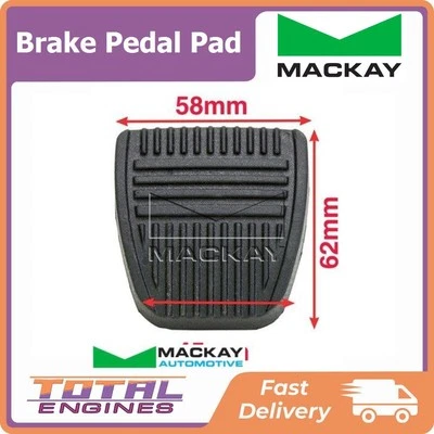 Pastilla de pedal de freno para Toyota Starlet EP82R/EP91R 1,3 L 4 cilindros 4E-FE Foto 1 de 2