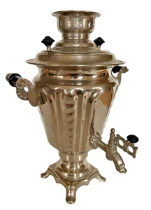 Samowar russischer Samovar Wasserkocher USSR 1982 funktionsfähig - Bild 1 von 14