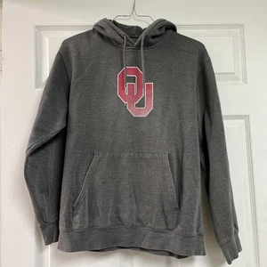 Sudadera con capucha gris grande Oklahoma University Sooners - Imagen 1 de 5