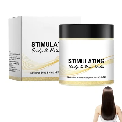 Stimulating Nourishes Scalp and Hair Balm,Thicker Strands,Shea Mango Butter US - Image 1 of 4