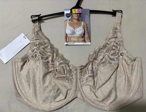 M&S FABULOUS AMELIA LACE  UNDERWIRED FULL CUP Bra In OPALINE NUDE Size 38F - Picture 1 of 11
