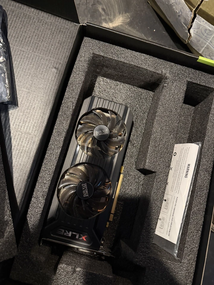 PNY GeForce GTX 1070 XLR8 - 8GB GDDR5  Gaming Overclocked Edition Graphics Card - Image 1 of 1