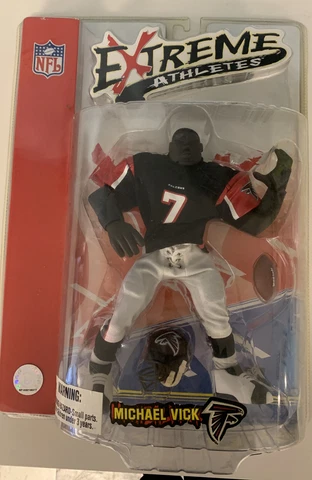 Michael Vick NFL Atlanta Falcons Extreme Athletes Football Figure Black Jersey 7 Cover