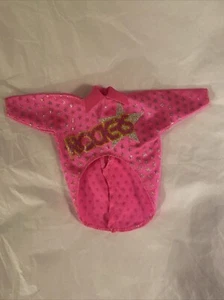 Barbie & The rockers pink neon top w Snap In Back -vintage Mattel - Picture 1 of 4