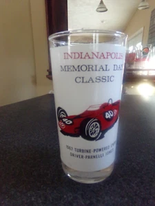 Indianapolis Memorial Day Classic 1911-1967 Turbine-Powered Granatelli Glass - Picture 1 of 2