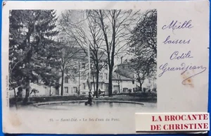 AK De St Dié Le Jet d'eau du Parc. VOSGES geschrieben von 1904 Nr. 740/44 - Bild 1 von 2
