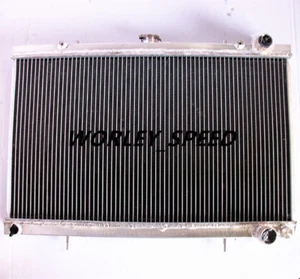 Aluminum Radiator For Aftermarket Skyline S13 CA18 R32 GTST RB20DET Manual 42MM - Picture 1 of 9