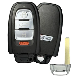 Oem Unlocked 2008-2016 Audi S4 Logo Non-Proximity Smart Key Remote IYZFBSB802 - Picture 1 of 4