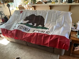 New 5'X8' Nylon California Flag Made in USA by Annin P/N 140480 - Picture 1 of 4