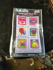 Kit de gancho de pestillo de neón SULTANA de colección hecho en EE. UU. 103 globo 12"" X 12"" nuevo en caja - Imagen 1 de 2