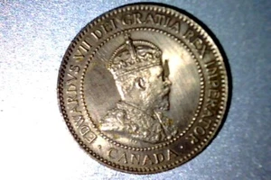 1907 KANADA GROSSER CENT, AU+ #CL006 - Bild 1 von 5