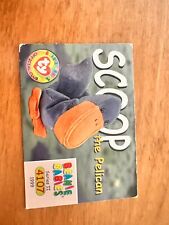 4107 Ty Beanie Baby Scoop the Pelican 1999 Series 2 Trading Card 
