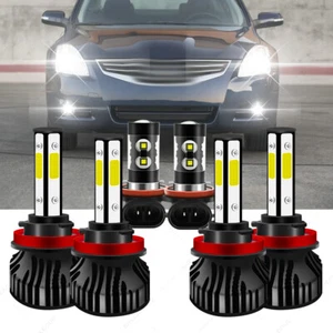 For 2007-2018 Nissan Altima Combo LED Headlight Hi/Lo+Fog light bulbs Kit 6000K - Imagen 1 de 10