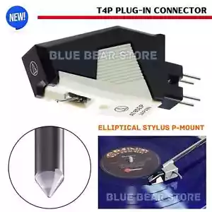Phono Cartridge Linear Tracking Turntable Elliptical Stylus P Mount T4P Plug-in - Picture 1 of 8