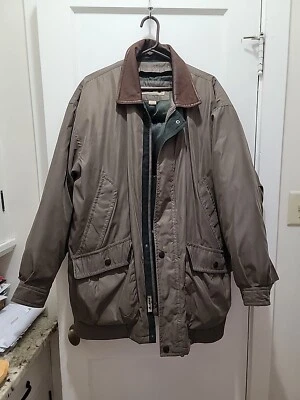 Rainforest RFT Down Filled Khaki Brown Jacket Men's Large Removable Down Lining - Image 1 of 4
