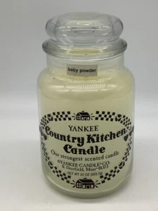 Yankee Country Kitchen Candle Baby Powder 22 oz Tested - Picture 1 of 7