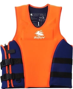Zeraty Life Jacket Adult Impact Vest for Outdoor Floating Swimming Large Orange - Picture 1 of 6