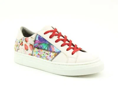 Valentina Multi Floral/Dots Heavenly Feet Vintage Shoes Comfy Trainers UK - Image 1 of 3