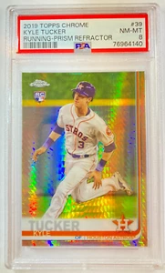2019 Topps Chrome Prism REFRACTOR #39 🏆 Kyle Tucker 🏆PSA 8 NM-MT ⚾ ROOKIE CARD - Bild 1 von 7