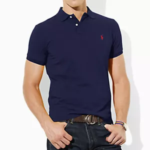 Uomo Polo Lau ren Camicia Corta Unita Tempo libero Ral ph maniche Corte comodo - Foto 1 di 27