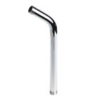 12" Long Shower for Head Arm Stainless Steel Water Extension Pipe Mounts Wall