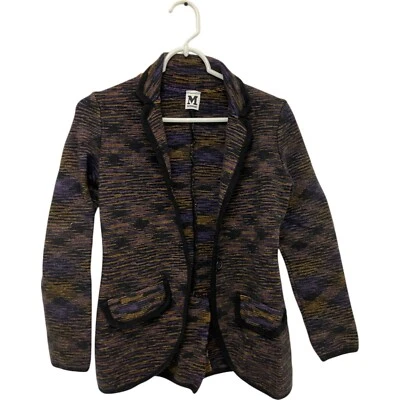Chaqueta Blazer Missoni Tejida Mujer Talla 4 Multicolor Mezcla Lana Manga Larga Foto 1 de 4