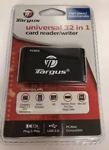 Targus TGR-CR25 Universal 32 in 1 High Speed Memory Card 2.0 Reader/ Writer - Picture 1 of 2